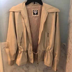 NEW heavy rubber type material rain jacket